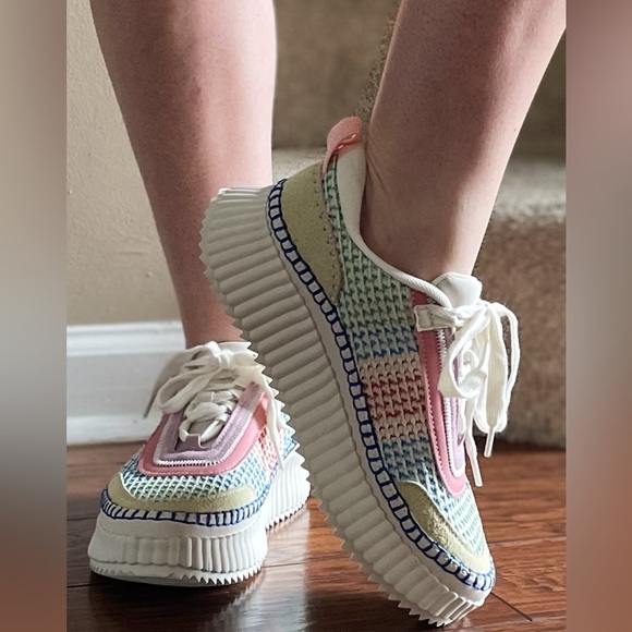 corkys footwear adventure woven platform sneaker in multi color - Picture 5 of 10